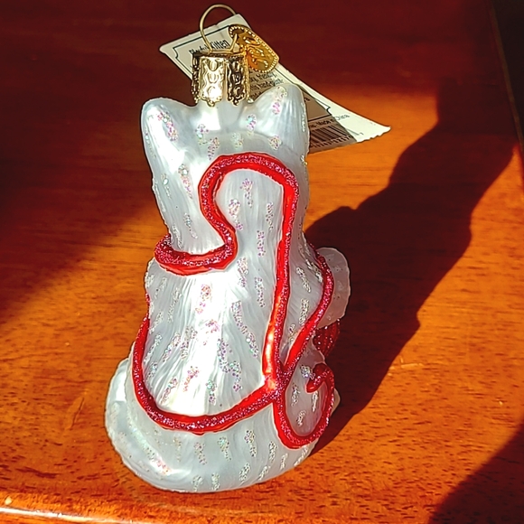 NWT Rare Find Old World Christmas Glass Playful Kitten Christmas Ornament - Picture 6 of 14